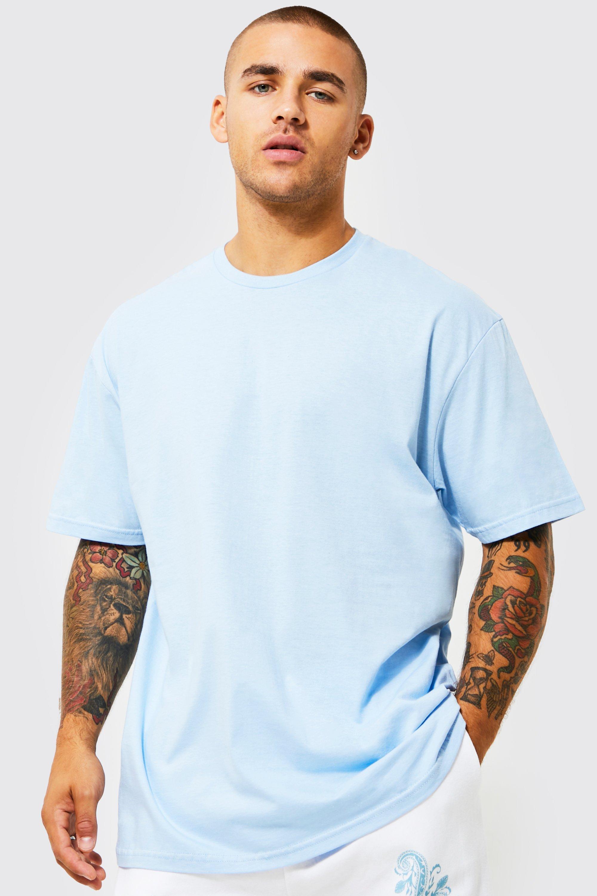 Light blue sale graphic t shirt